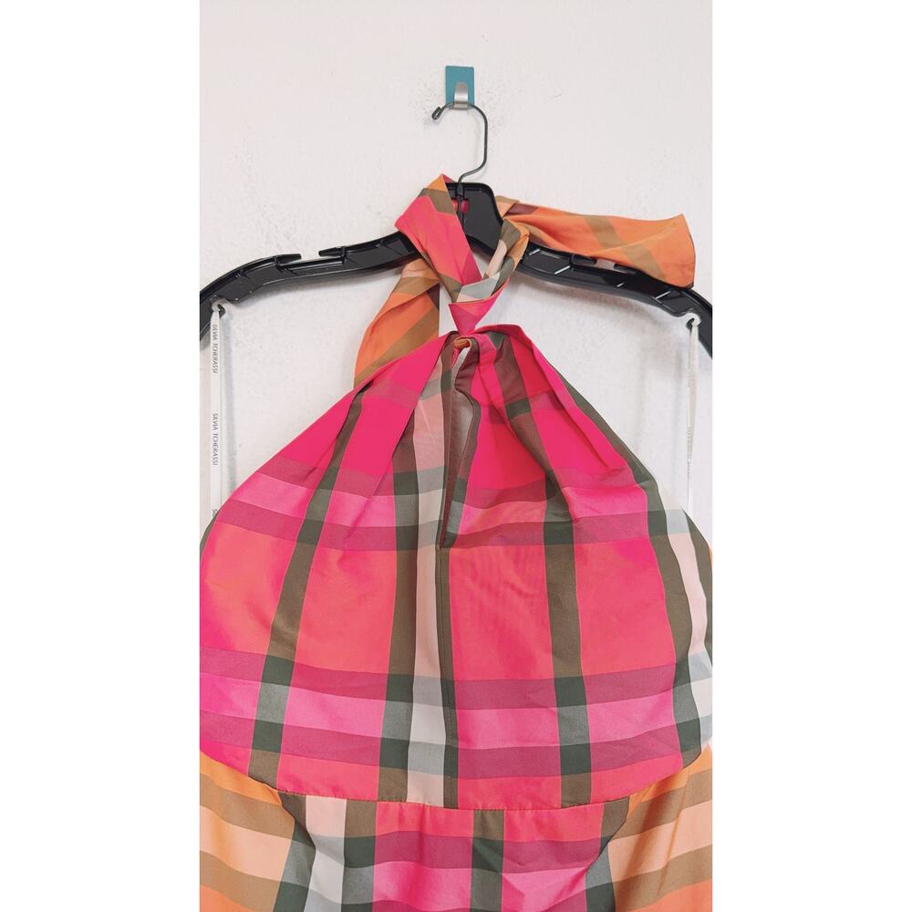 SILVIA TCHERASSI Eloina Dress Ultra Orange Large - Picture 7 of 14